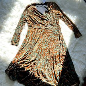 Soft Surroundings animal print dress